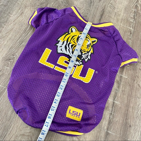 LSU Tigers Pet Dog Football Jersey - Picture 7 of 12
